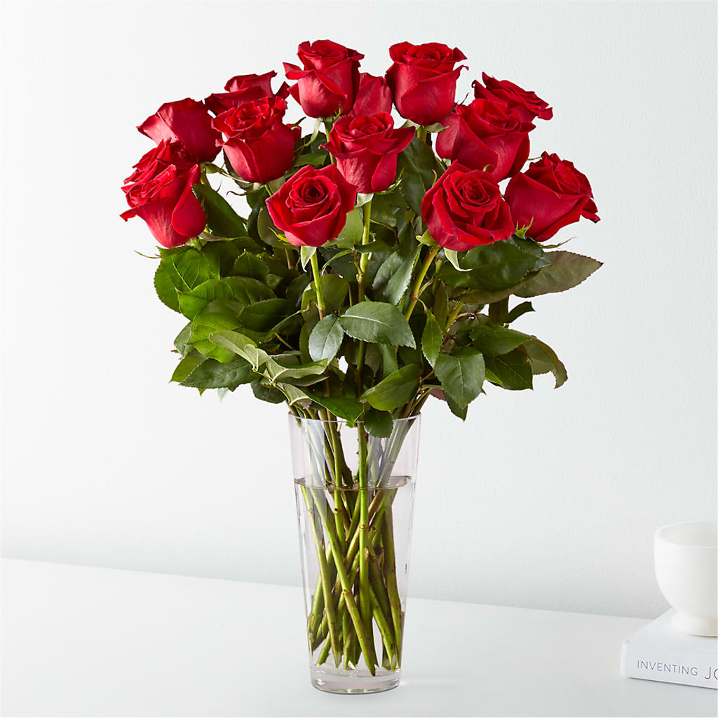 Long Stem Red Rose Bouquet – Amora Floral Studio, Mooresville NC