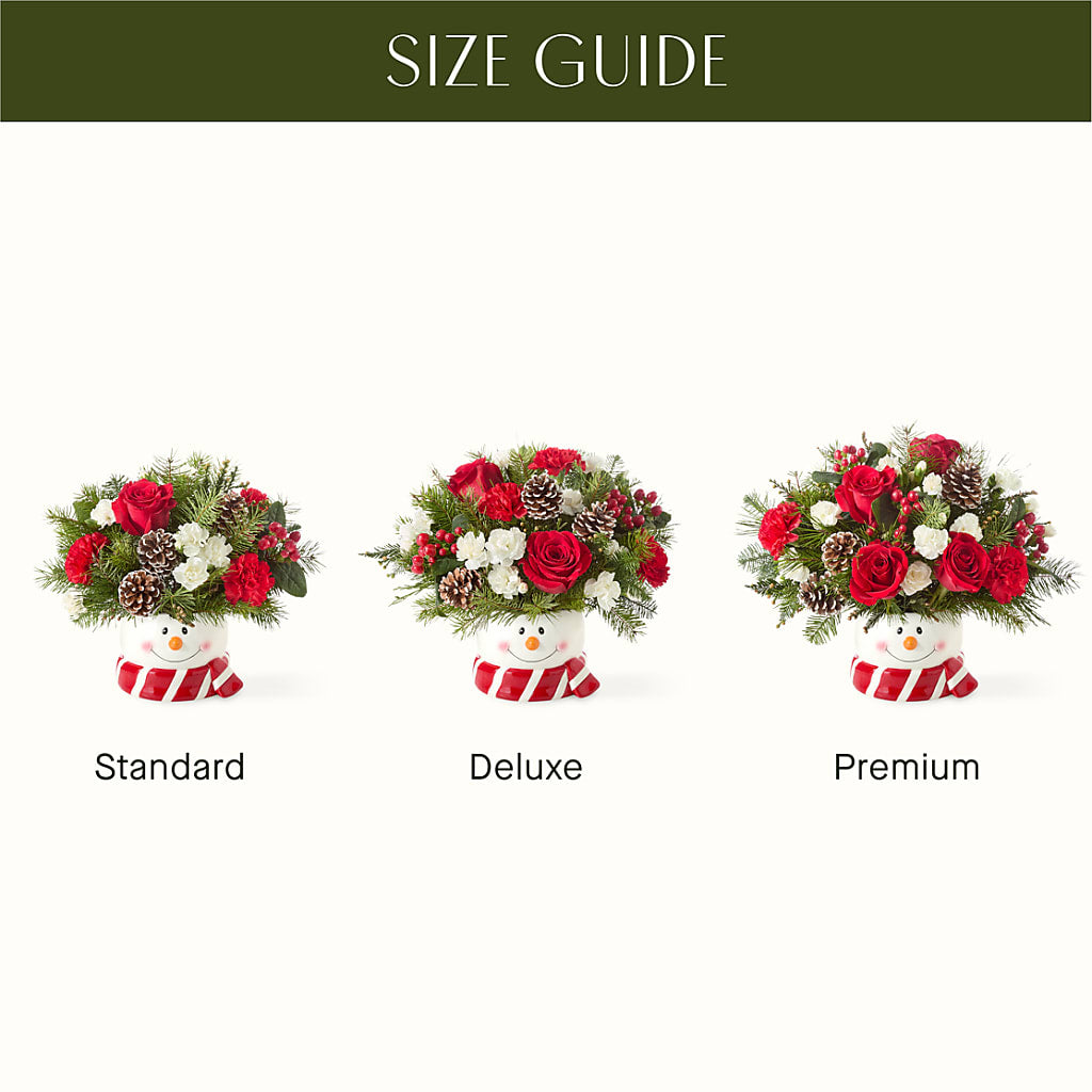 Jolly Snowman Bouquet – Amora Floral Studio, Mooresville NC