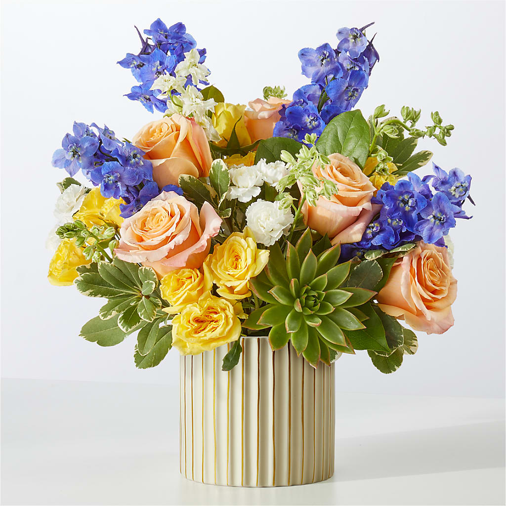 Cobalt Reverie Bouquet – Amora Floral Studio, Mooresville NC