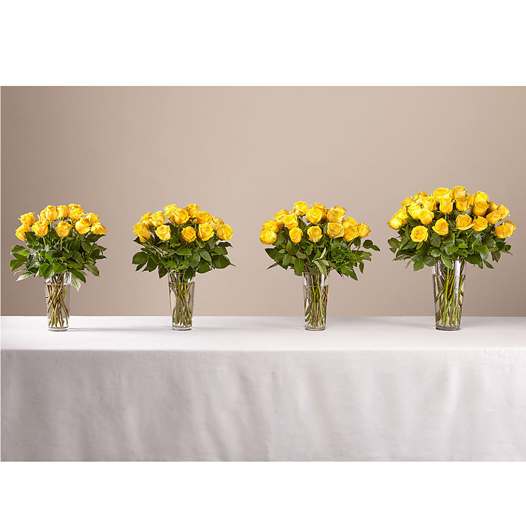 Long Stem Yellow Rose Bouquet – Amora Floral Studio, Mooresville NC