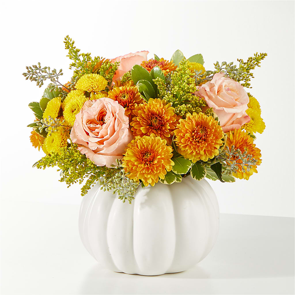 Peachy Pumpkin – Amora Floral Studio, Mooresville NC