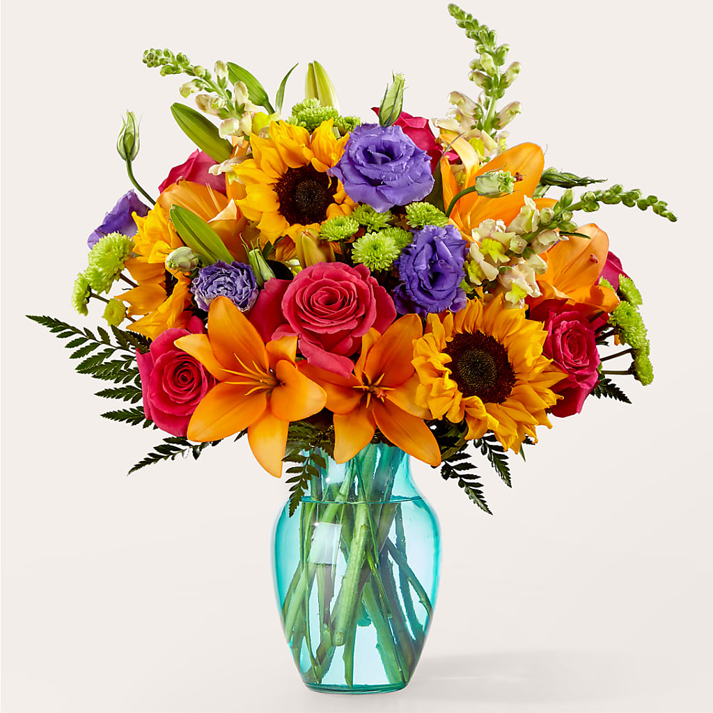 Double Rainbow Bouquet – Amora Floral Studio, Mooresville NC