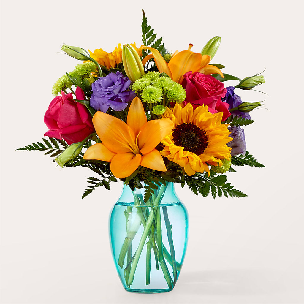 Double Rainbow Bouquet – Amora Floral Studio, Mooresville NC