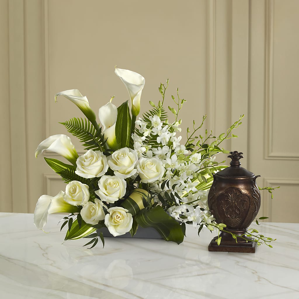 At Peace Arrangement – Amora Floral Studio, Mooresville NC