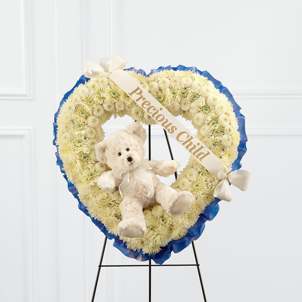 Precious Child Standing Heart – Amora Floral Studio, Mooresville NC