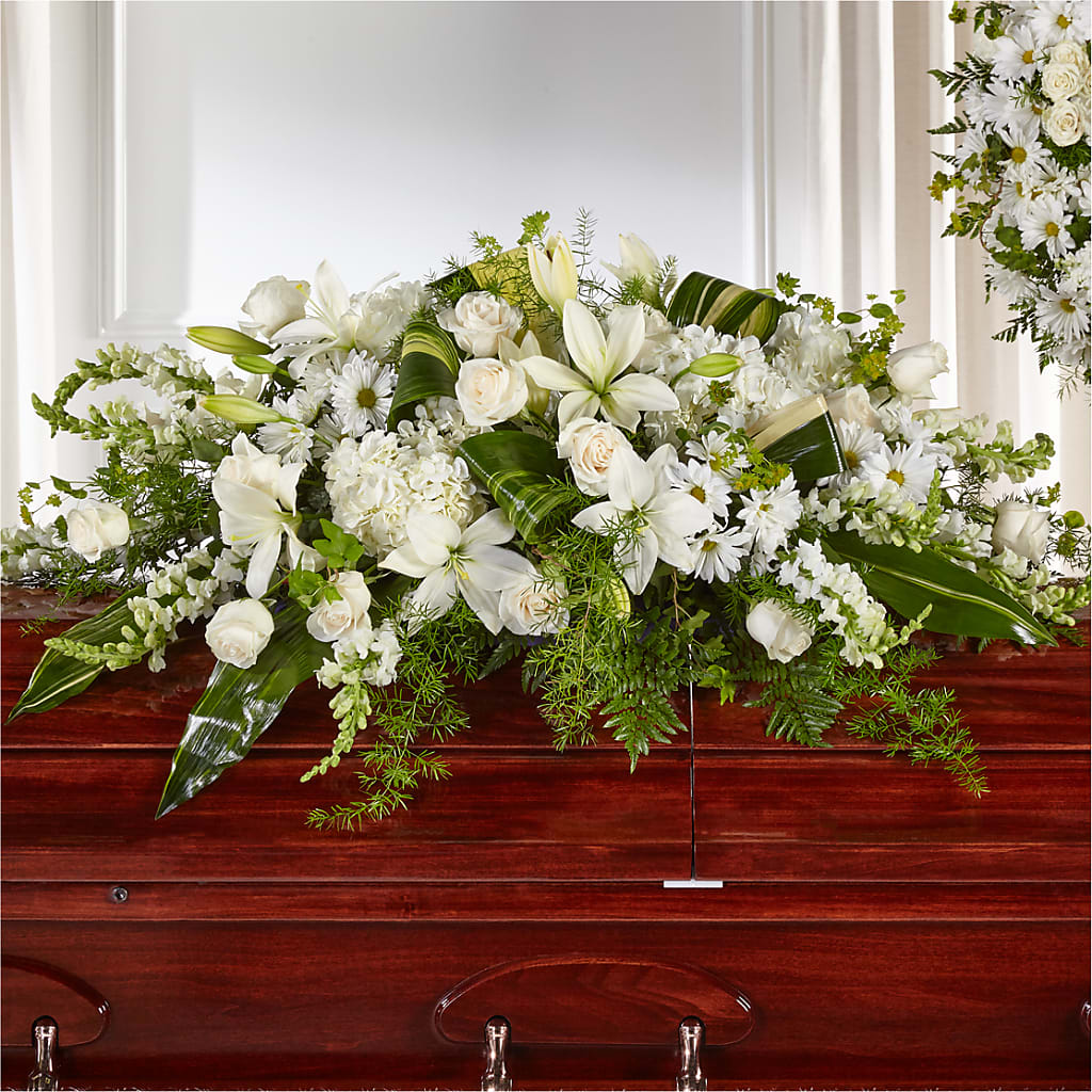 Abundance Casket Spray – Amora Floral Studio, Mooresville NC