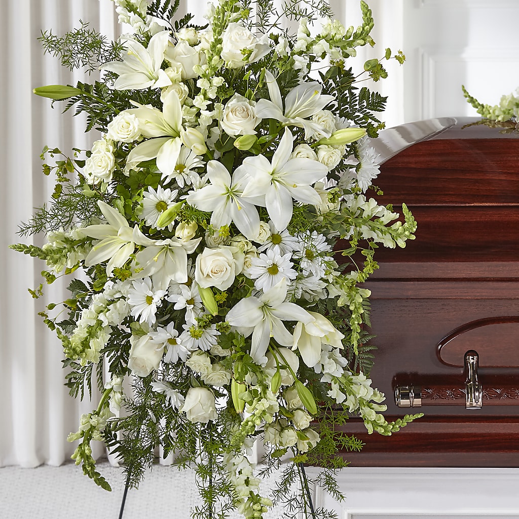 Loving Thoughts Standing Spray – Amora Floral Studio, Mooresville NC
