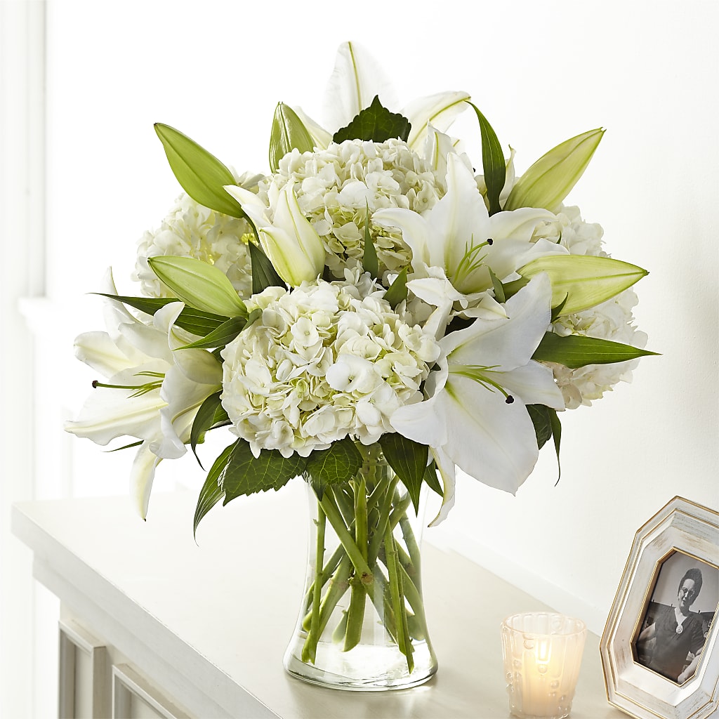 Compassionate Lily Bouquet – Amora Floral Studio, Mooresville NC