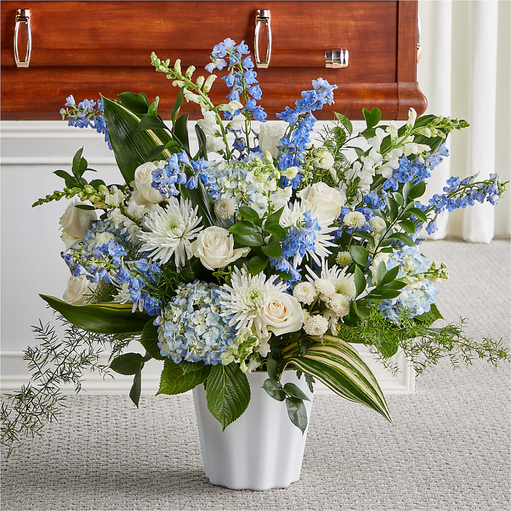 Everlasting Memories Floor Basket – Amora Floral Studio, Mooresville NC