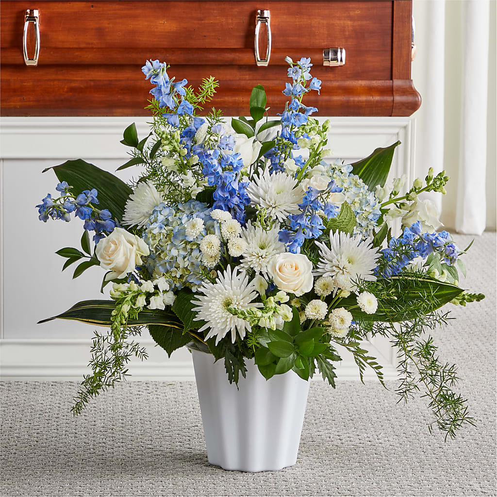 Everlasting Memories Floor Basket – Amora Floral Studio, Mooresville NC