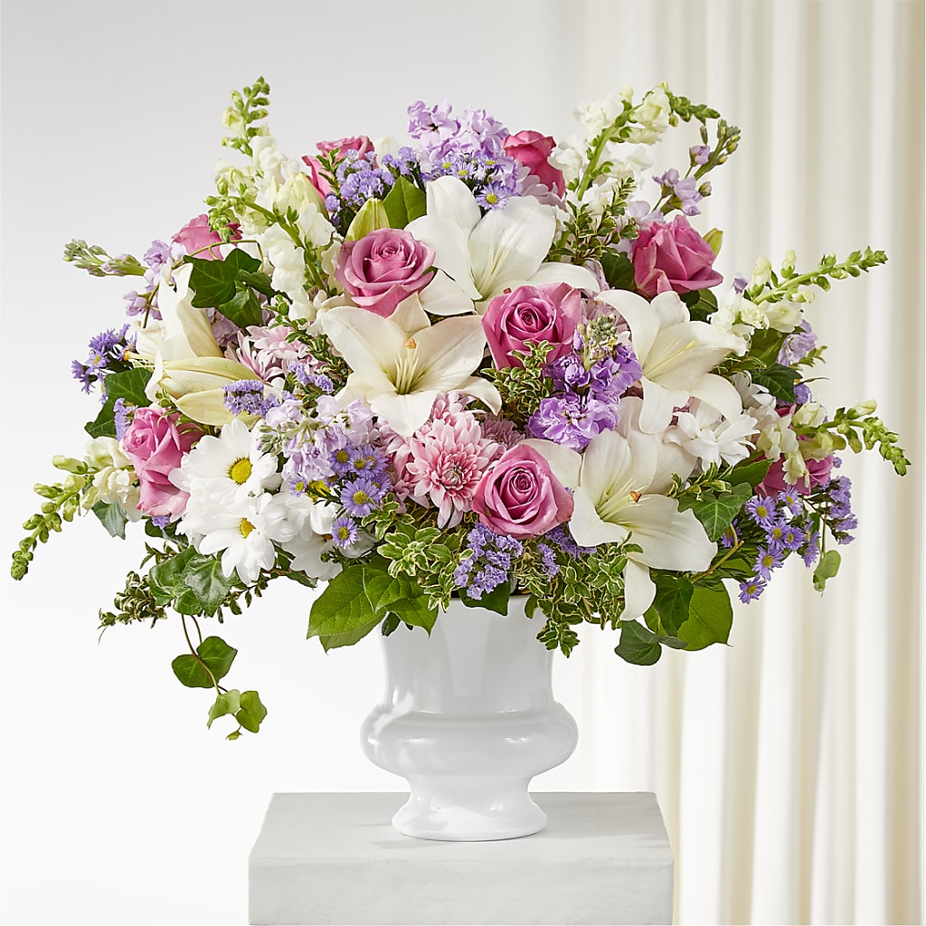 Remarkable Life Urn Arrangement – Amora Floral Studio, Mooresville NC