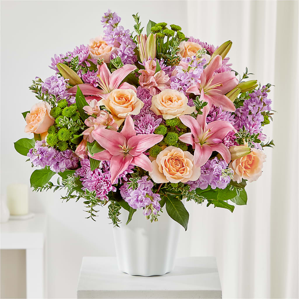 Supportive Embrace Tabletop Basket – Amora Floral Studio, Mooresville NC