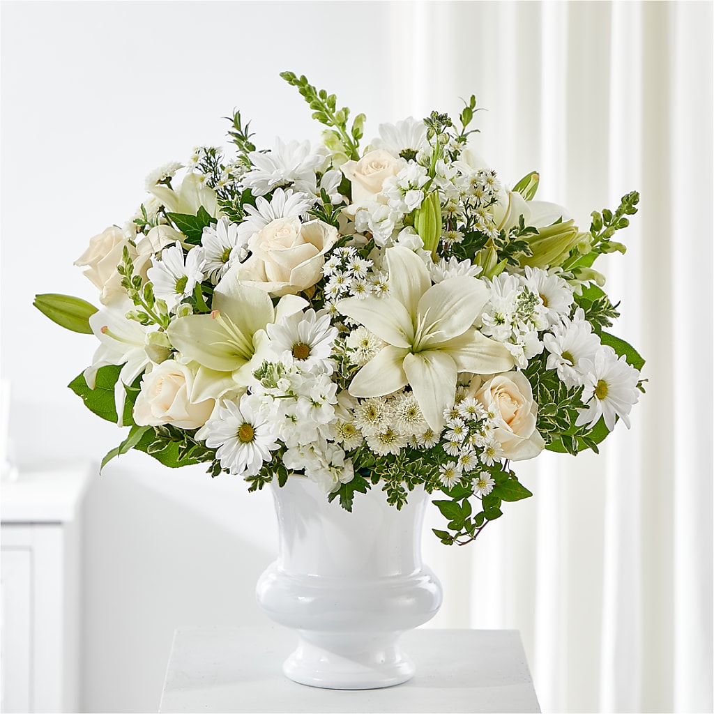 Uplifting Urn Arrangement – Amora Floral Studio, Mooresville NC