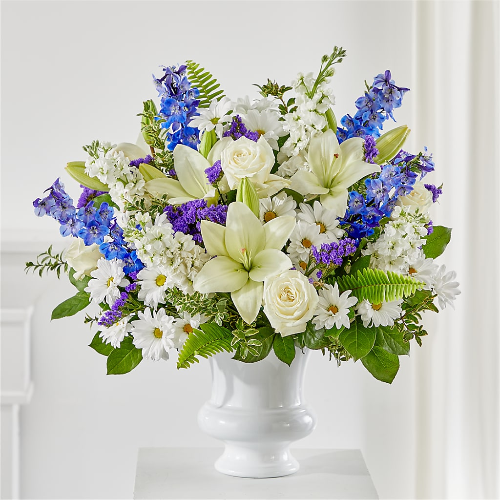 Expressions of Hope Urn Arrangement – Amora Floral Studio, Mooresville NC