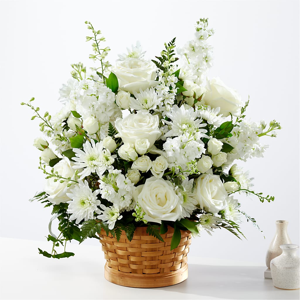 Heartfelt Condolences Arrangement – Amora Floral Studio, Mooresville NC