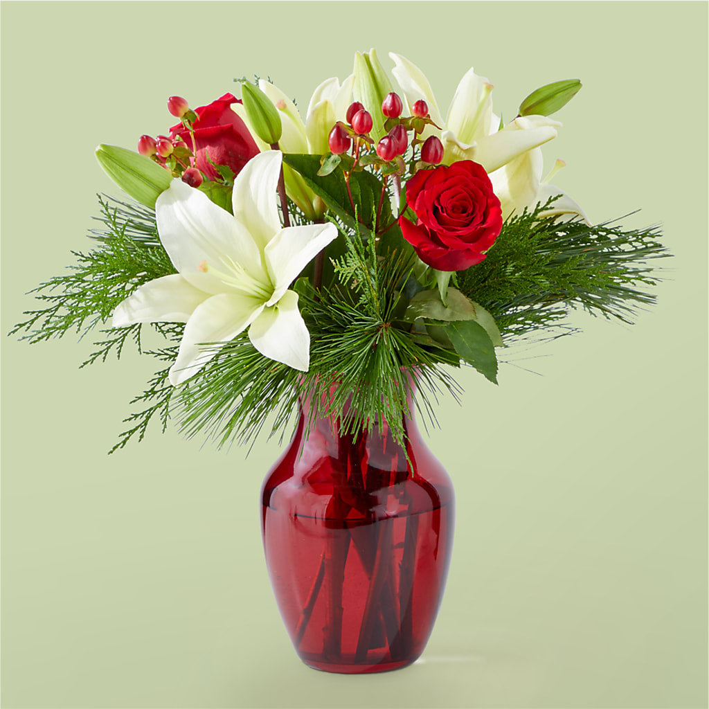 Evergreen Delight Bouquet – Amora Floral Studio, Mooresville NC