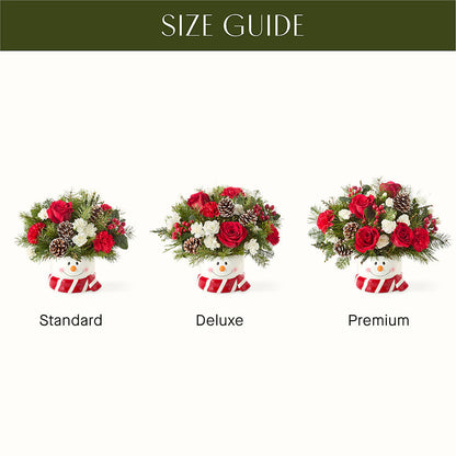 Jolly Snowman Bouquet –  Amora Floral Studio, Mooresville NC