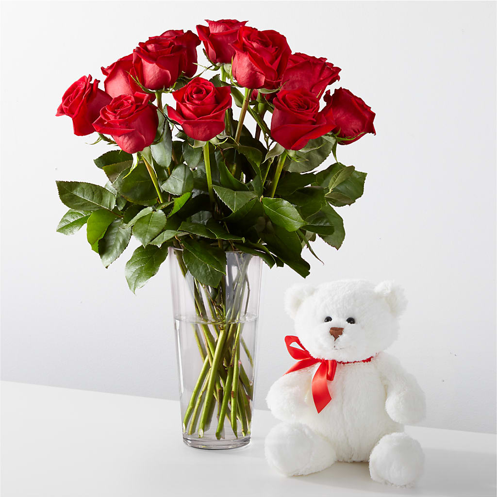 Romantic Long Stem Red Rose Bouquet Bundles –  Amora Floral Studio, Mooresville NC