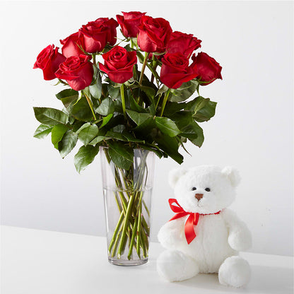 Romantic Long Stem Red Rose Bouquet Bundles –  Amora Floral Studio, Mooresville NC