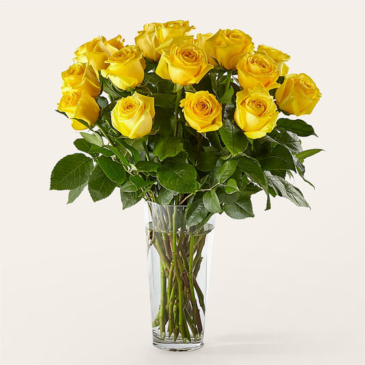 Long Stem Yellow Rose Bouquet –  Amora Floral Studio, Mooresville NC