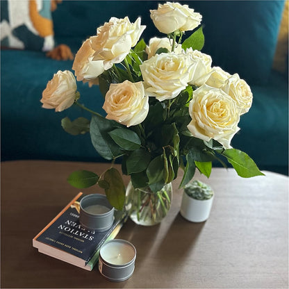 Long Stem Yellow Rose Bouquet –  Amora Floral Studio, Mooresville NC
