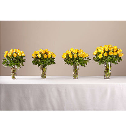 Long Stem Yellow Rose Bouquet –  Amora Floral Studio, Mooresville NC