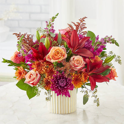 Burgundy Landscape Bouquet –  Amora Floral Studio, Mooresville NC