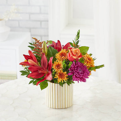 Burgundy Landscape Bouquet –  Amora Floral Studio, Mooresville NC