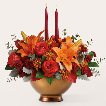 Fruits of Fall Centerpiece –  Amora Floral Studio, Mooresville NC