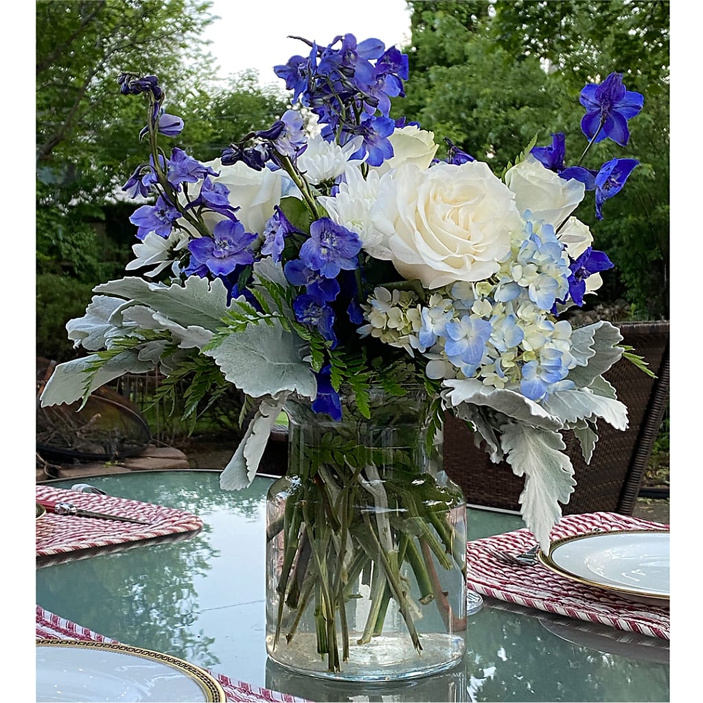 Clear Skies Bouquet –  Amora Floral Studio, Mooresville NC