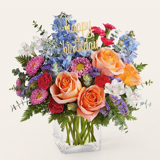 Birthday Bash Bouquet –  Amora Floral Studio, Mooresville NC