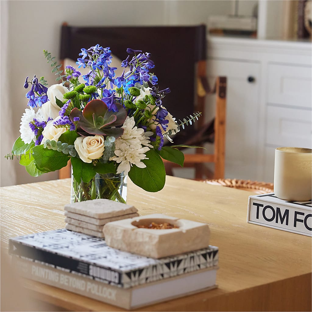 Cerulean Waves Bouquet –  Amora Floral Studio, Mooresville NC