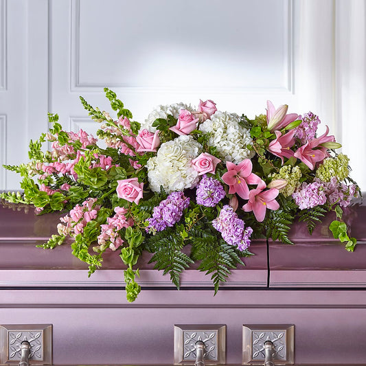 Life's Gratitude Casket Spray –  Amora Floral Studio, Mooresville NC