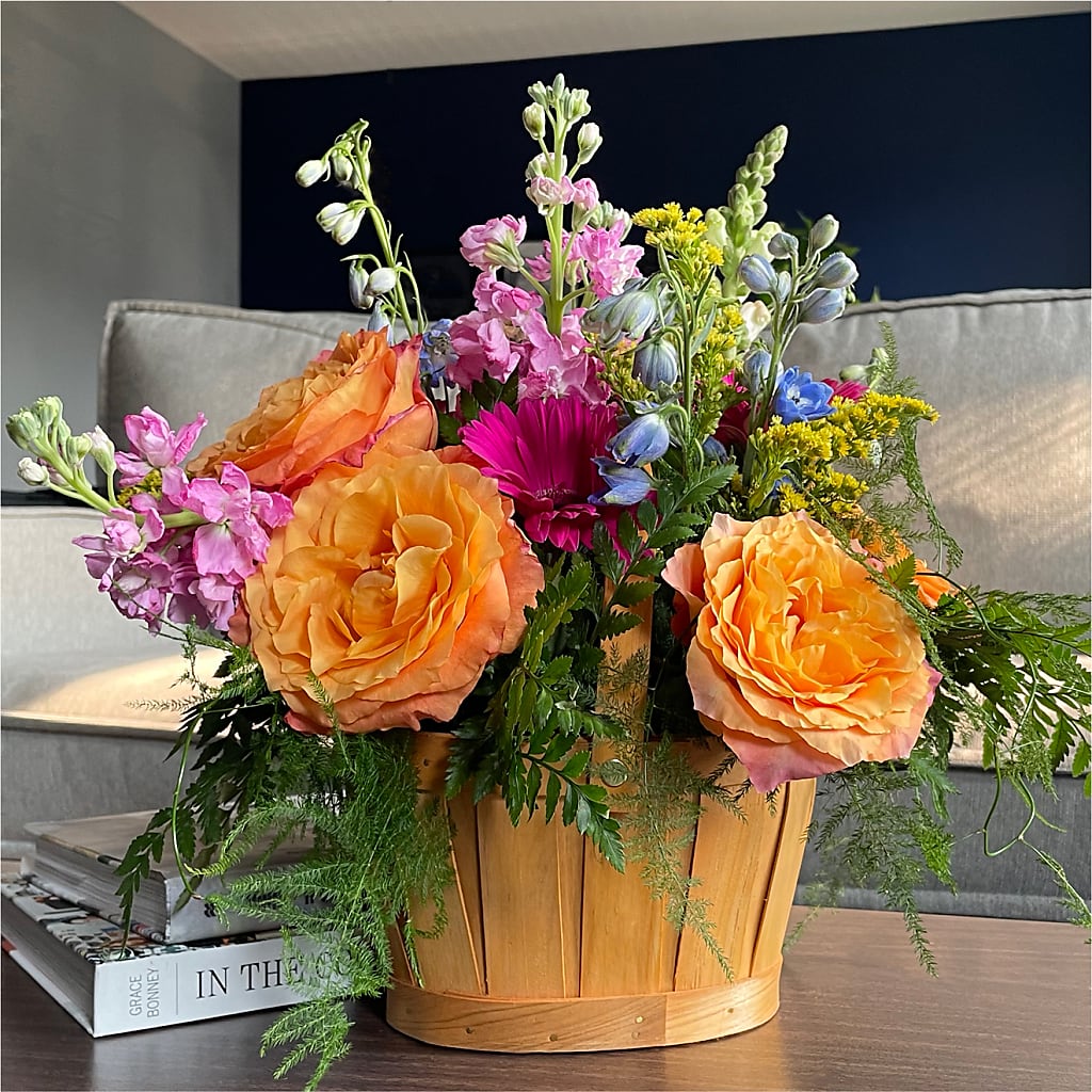 Garden of Life Basket –  Amora Floral Studio, Mooresville NC