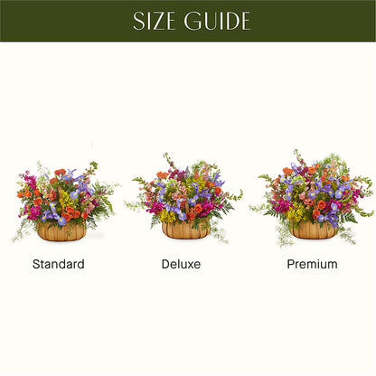 Garden of Life Basket –  Amora Floral Studio, Mooresville NC