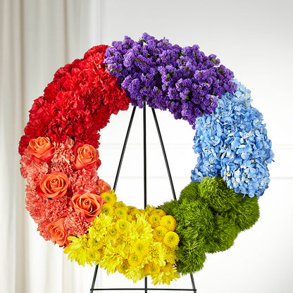 Circle of Love Wreath –  Amora Floral Studio, Mooresville NC
