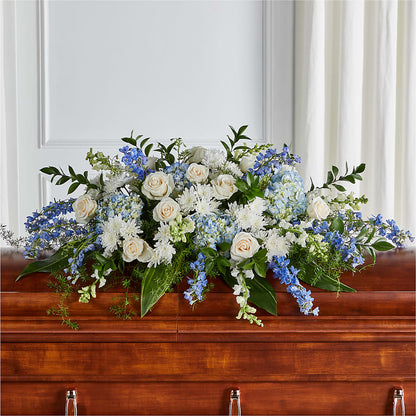 Timeless Essence Casket Spray –  Amora Floral Studio, Mooresville NC
