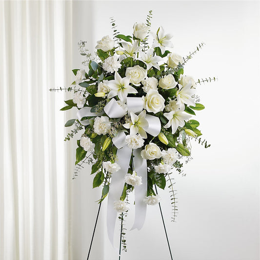 With Care Standing Spray –  Amora Floral Studio, Mooresville NC