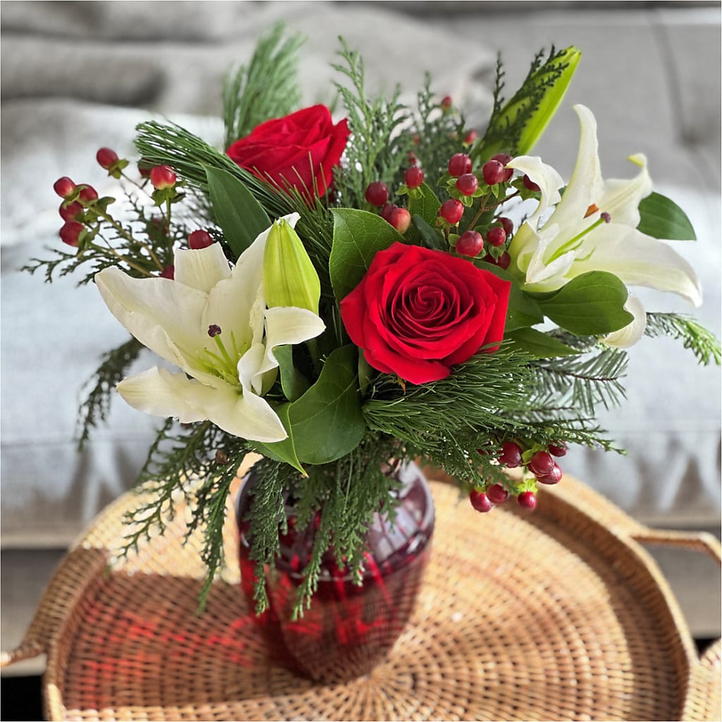 Evergreen Delight Bouquet –  Amora Floral Studio, Mooresville NC