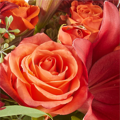 Crimson Leaves Bouquet –  Amora Floral Studio, Mooresville NC