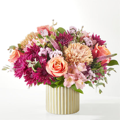 Berry Cobbler Bouquet with Ivory Vase –  Amora Floral Studio, Mooresville NC
