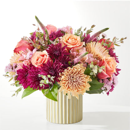 Berry Cobbler Bouquet with Ivory Vase –  Amora Floral Studio, Mooresville NC
