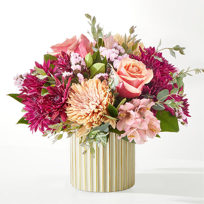 Berry Cobbler Bouquet with Ivory Vase –  Amora Floral Studio, Mooresville NC