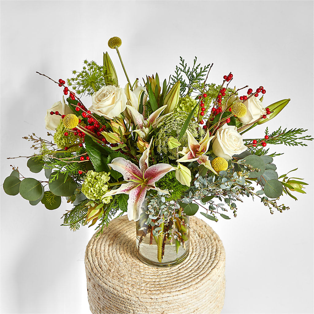 Berry & Bright Bouquet –  Amora Floral Studio, Mooresville NC