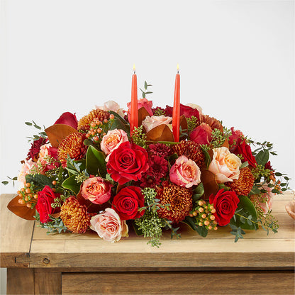 Gather Near Centerpiece –  Amora Floral Studio, Mooresville NC