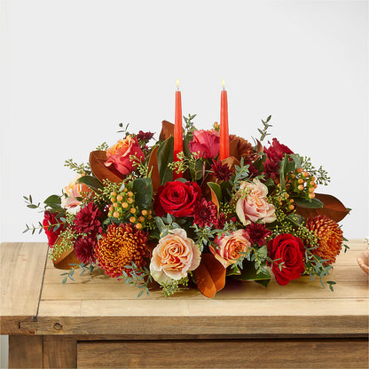 Gather Near Centerpiece –  Amora Floral Studio, Mooresville NC