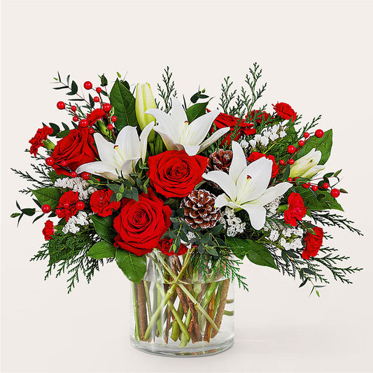 Best in Snow Bouquet –  Amora Floral Studio, Mooresville NC
